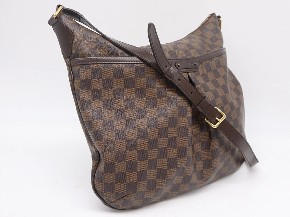 Louis Vuitton Monogram Canvas Bloomsbury Handbag Brown Leather
